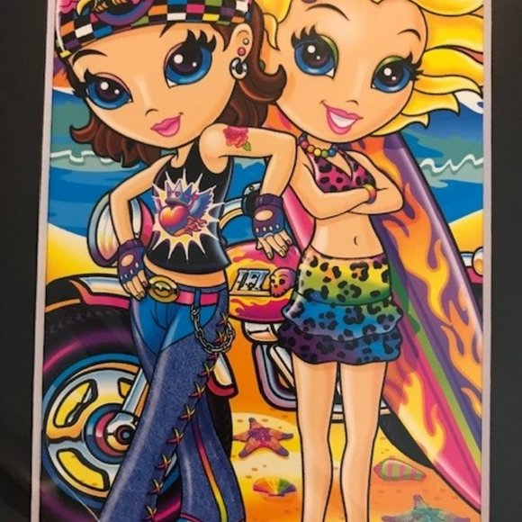Lisa Frank - Vintage Y2K - Notepad - Notebook Cover Art - RARE Awesome Find !! - Picture 3 of 4